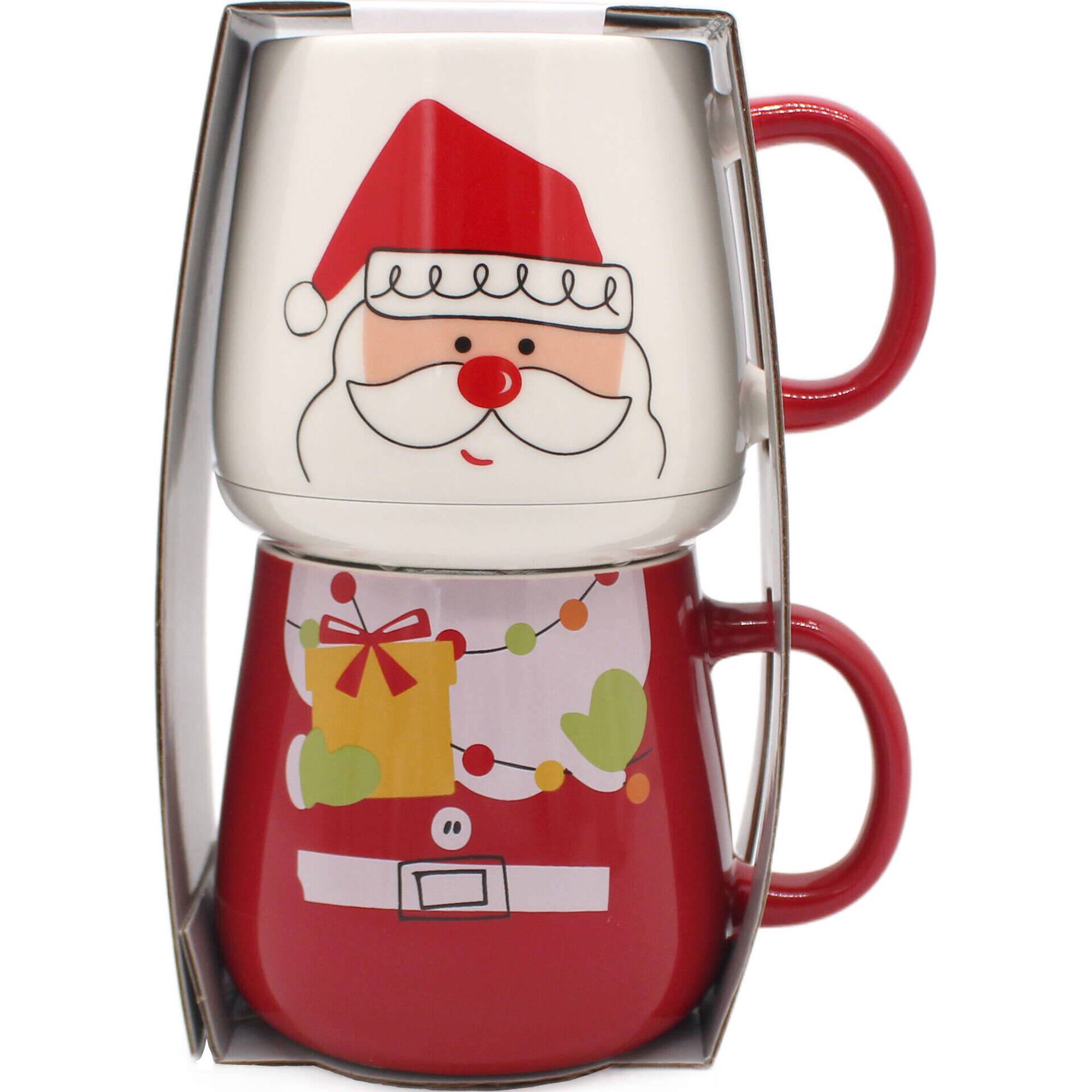 Conjunto 2 Canecas Pai Natal