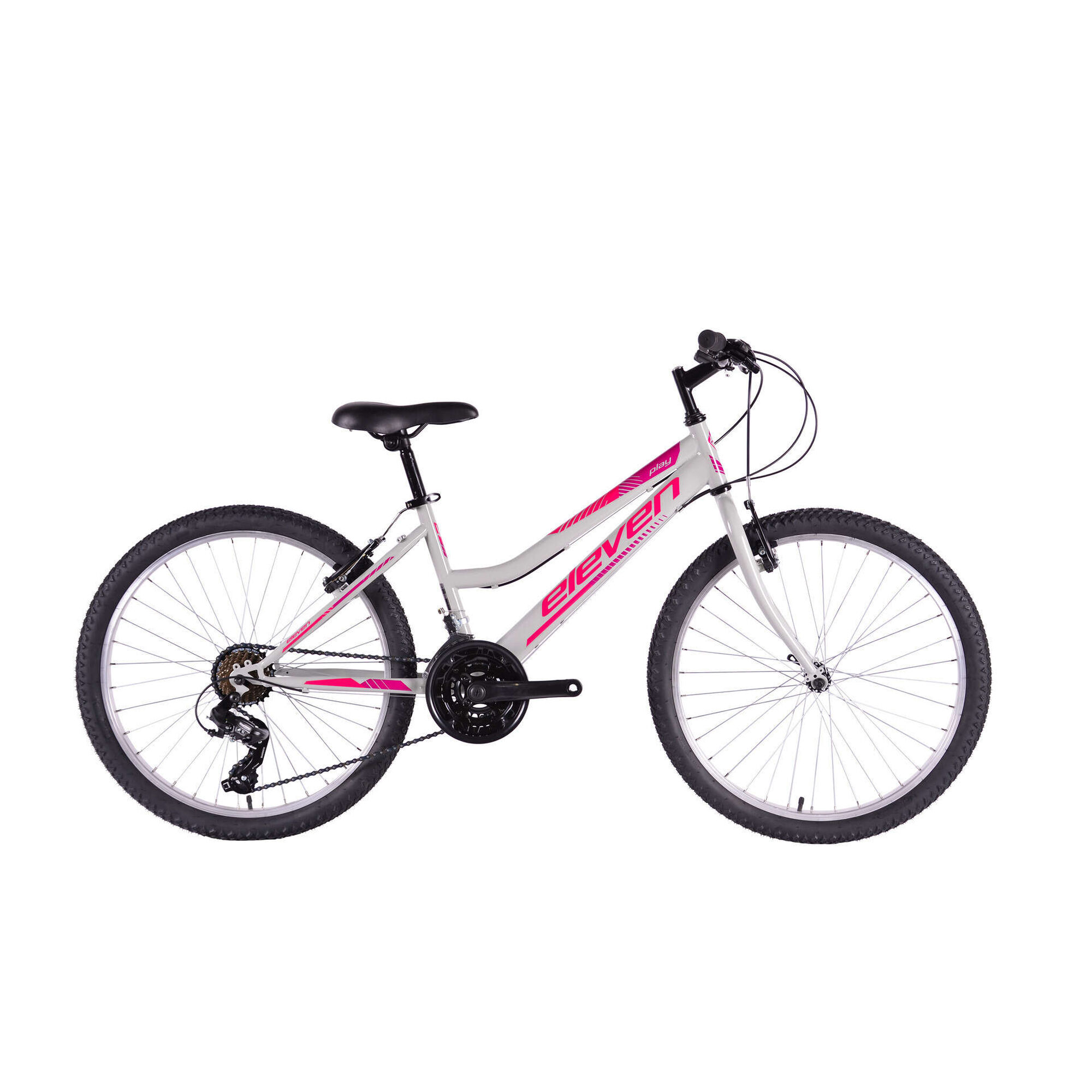 Bicicleta Adulto Roda 26'' 21V Play Cinza Claro