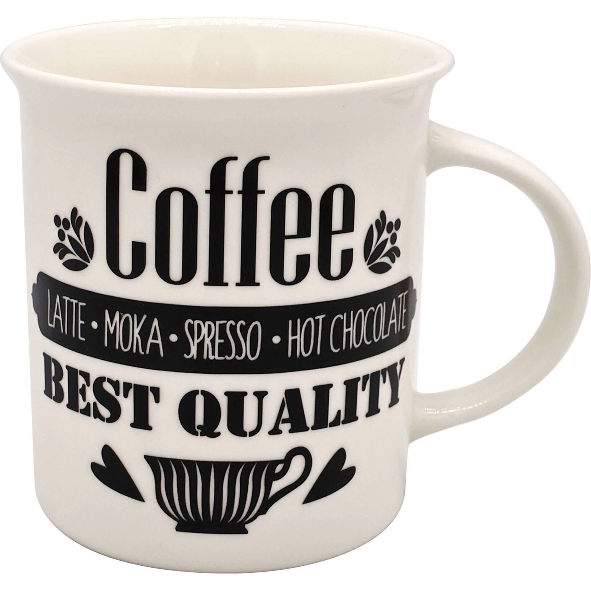 Caneca 320ml Coffee Branca Kasa