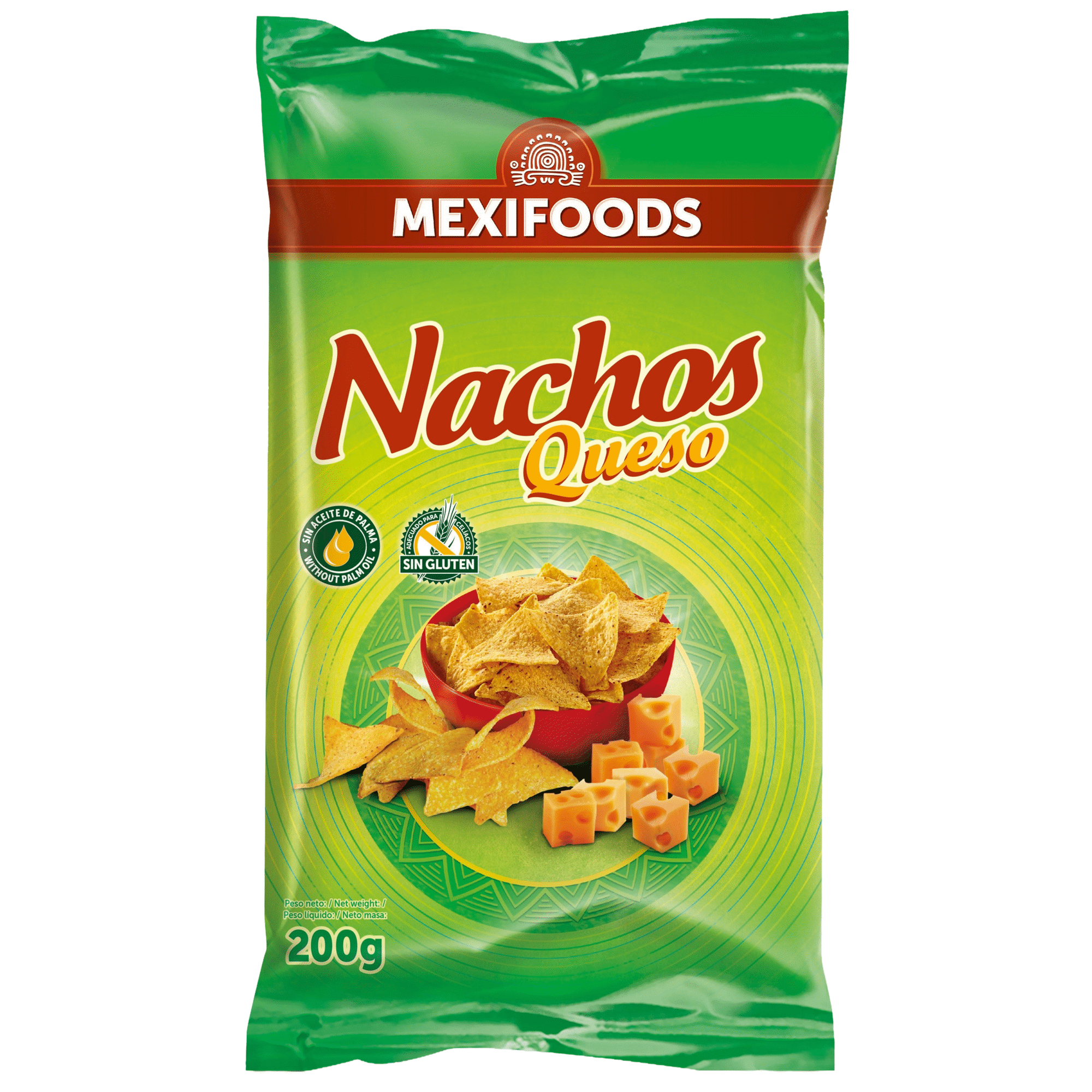 Snacks Tortilha Nachos com Queijo Mexifoods