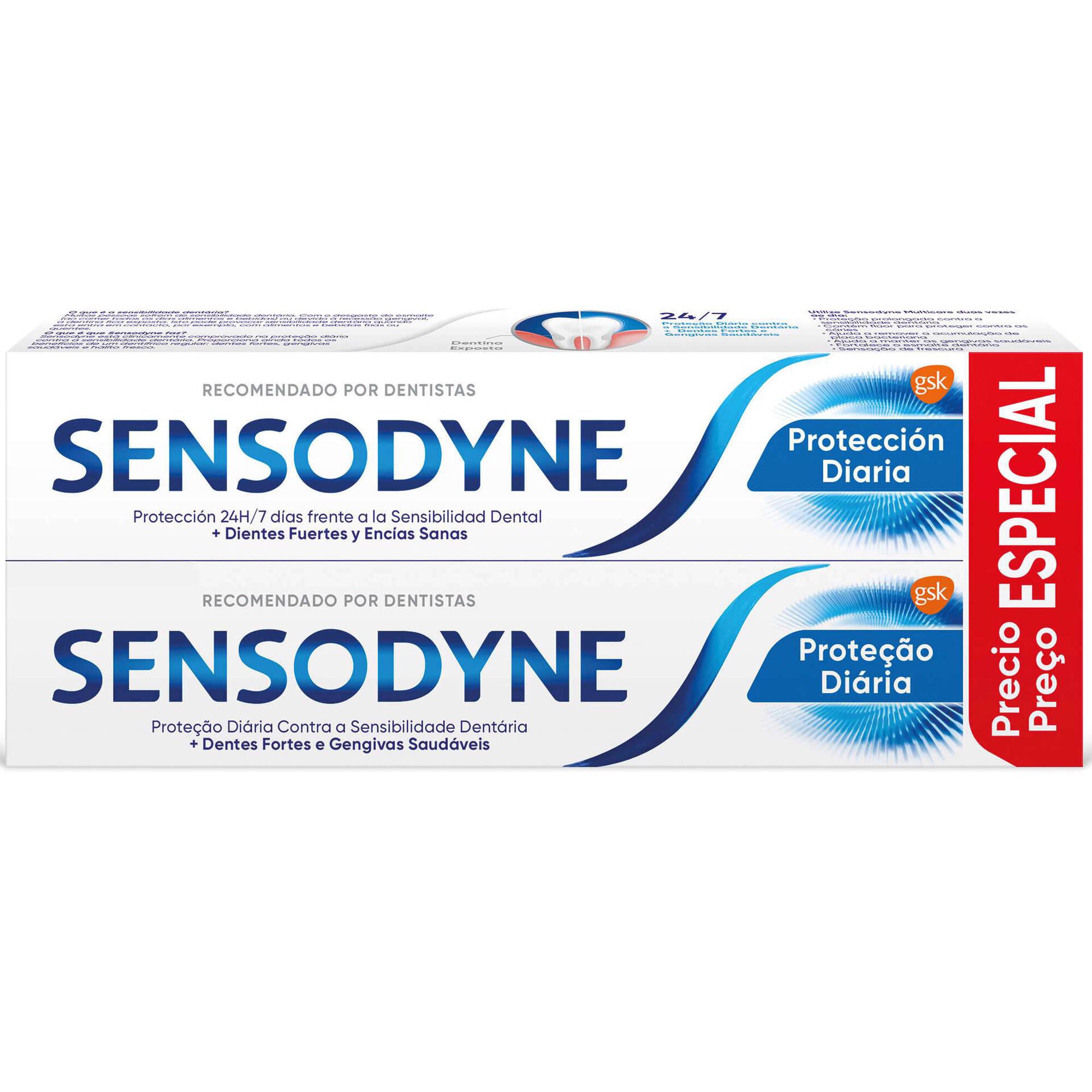 Pasta de Dentes Sensibilidade Proteção Diária