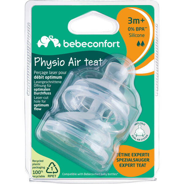 Tetina Physio M Flow 3M+ Bebeconfort