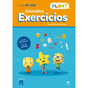 PLIM! Exerc&iacute;cios de Gram&aacute;tica - 4.&ordm; Ano