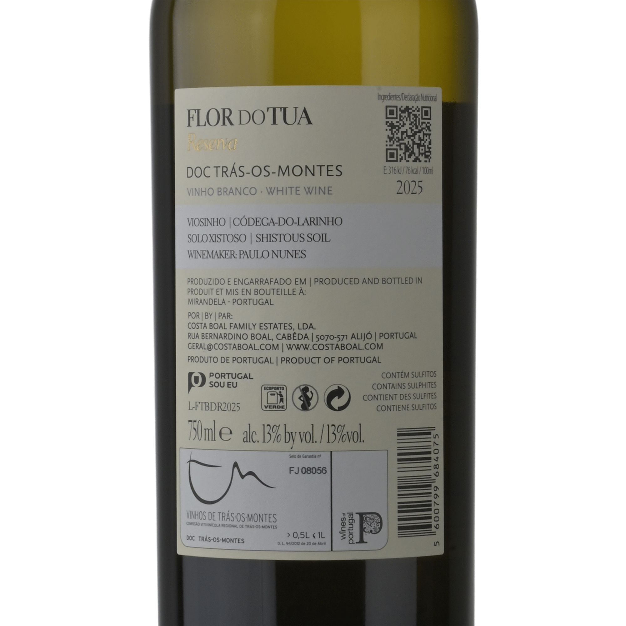 Flor do Tua Reserva Douro Vinho Branco