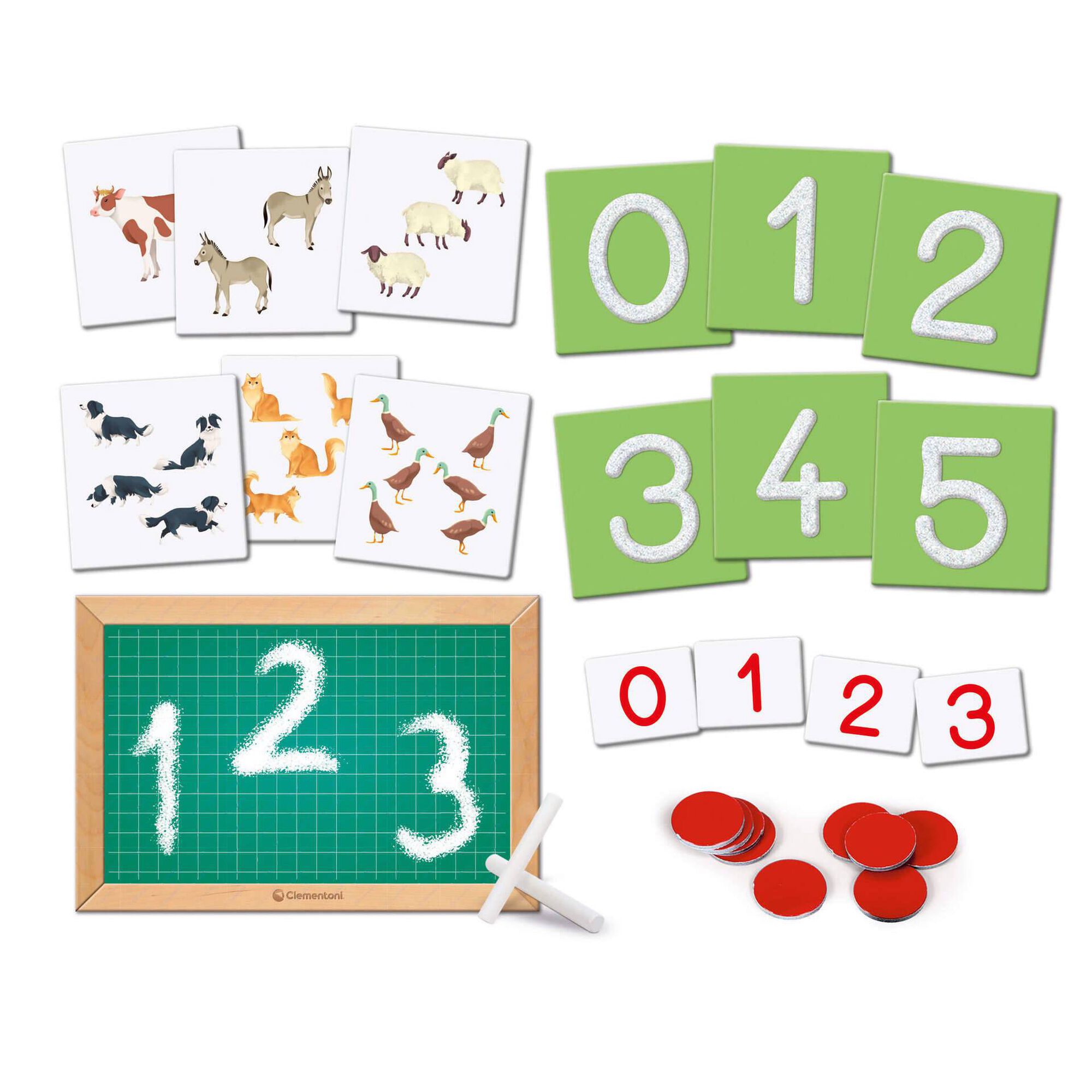 Jogo Montessori - Números Tácteis Jogo Montessori - Números Tácteis