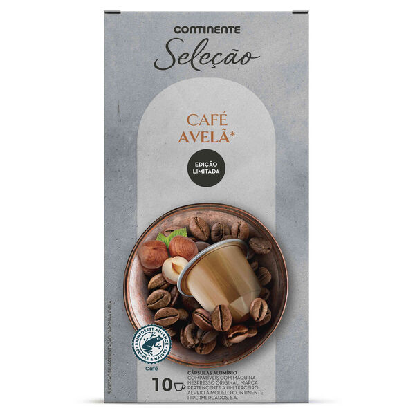 Cápsulas de Café Avelã Continente Seleção