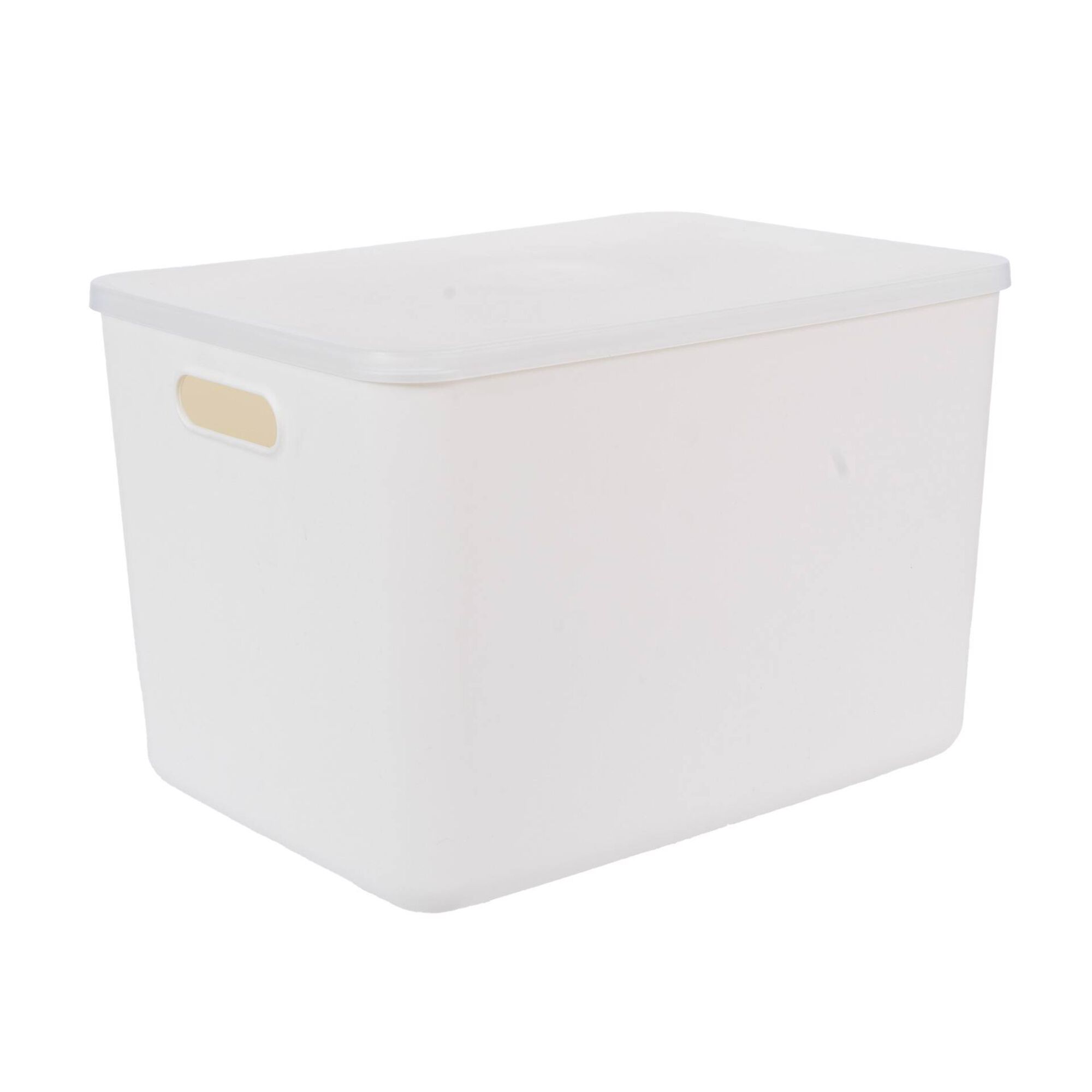 Caixa Arruma&ccedil;&atilde;o Pl&aacute;stico Branca