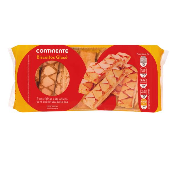 Biscoitos Glacé Continente