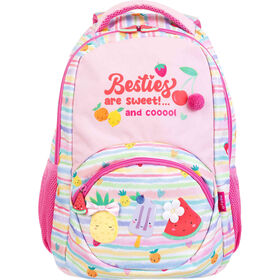 Mochila Rosa Frutas Note!