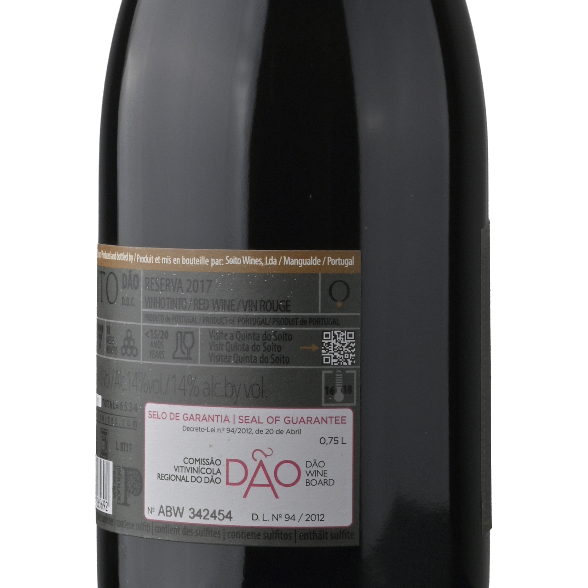 Soito Reserva D&atilde;o Vinho Tinto