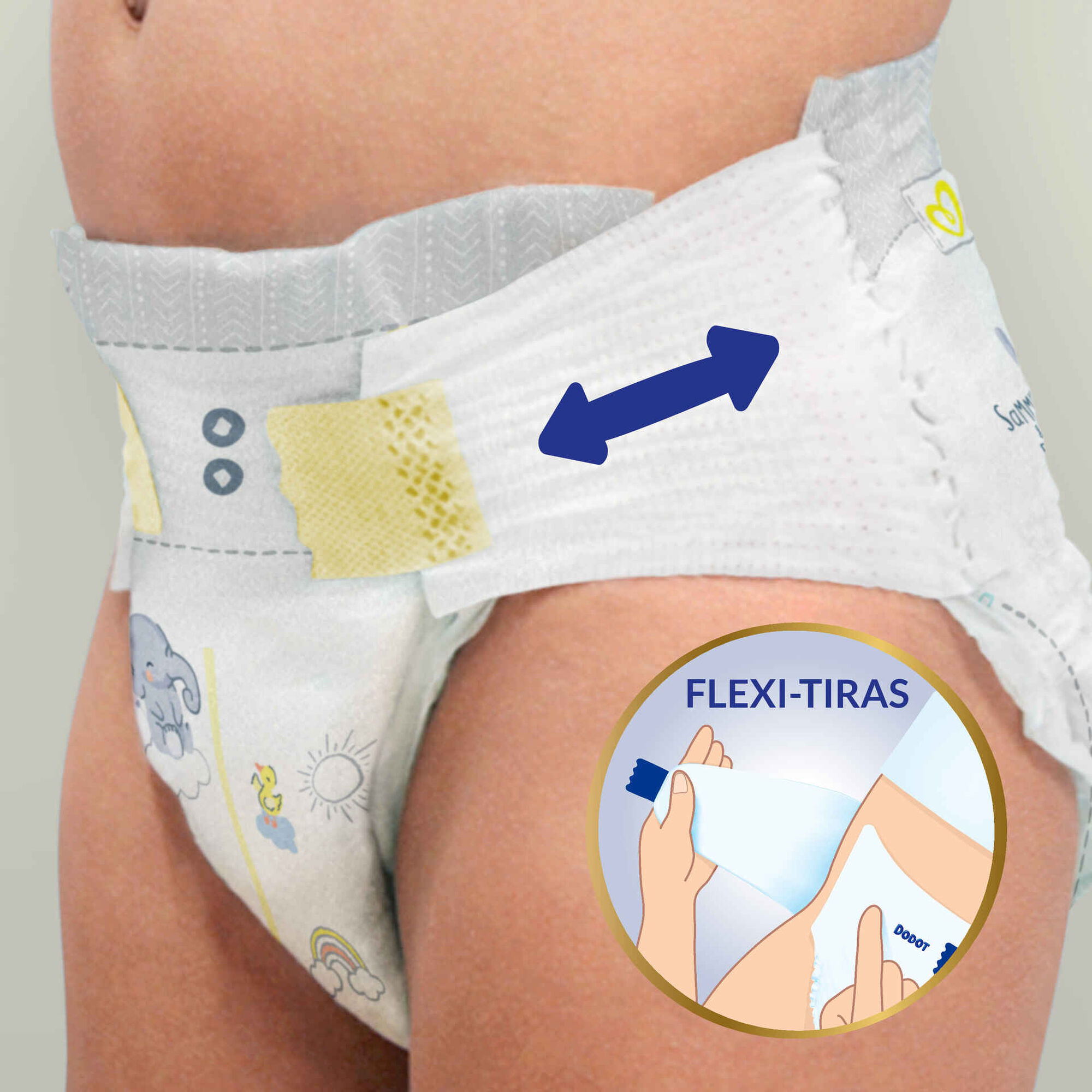 Fraldas Sensitive Extra 7-11kg T3+