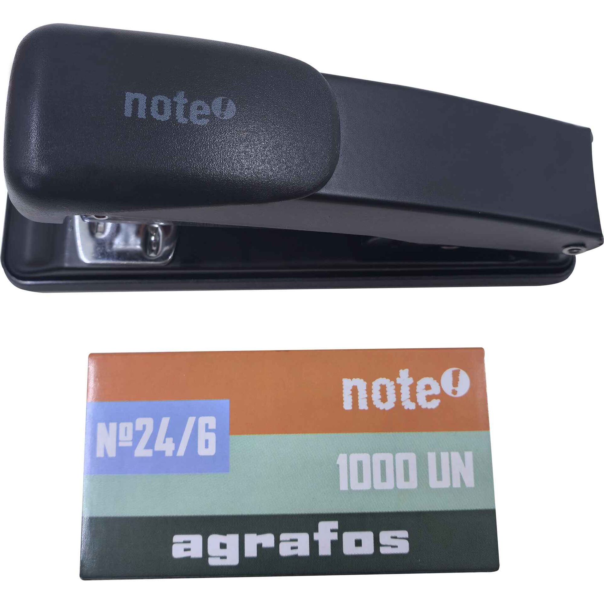 Agrafador Met&aacute;lico para 25 Folhas com 1000 Agrafos Note!