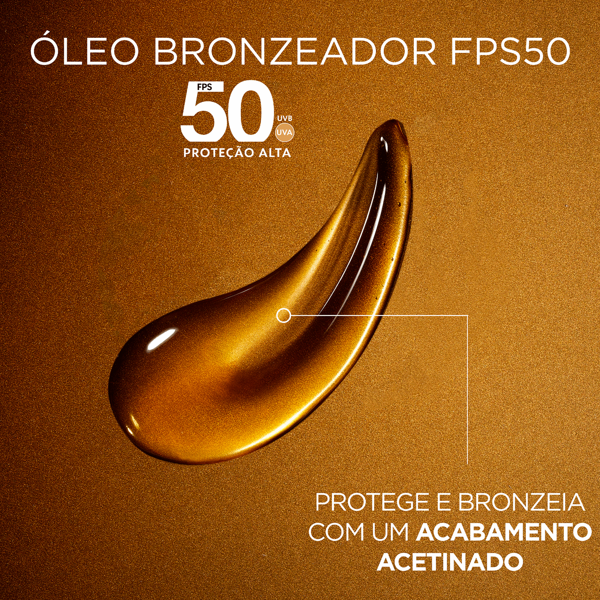 Bronzeador Spray Ideal Bronze A&ccedil;&atilde;o Tripla FPS 50 Garnier Ambre Solaire