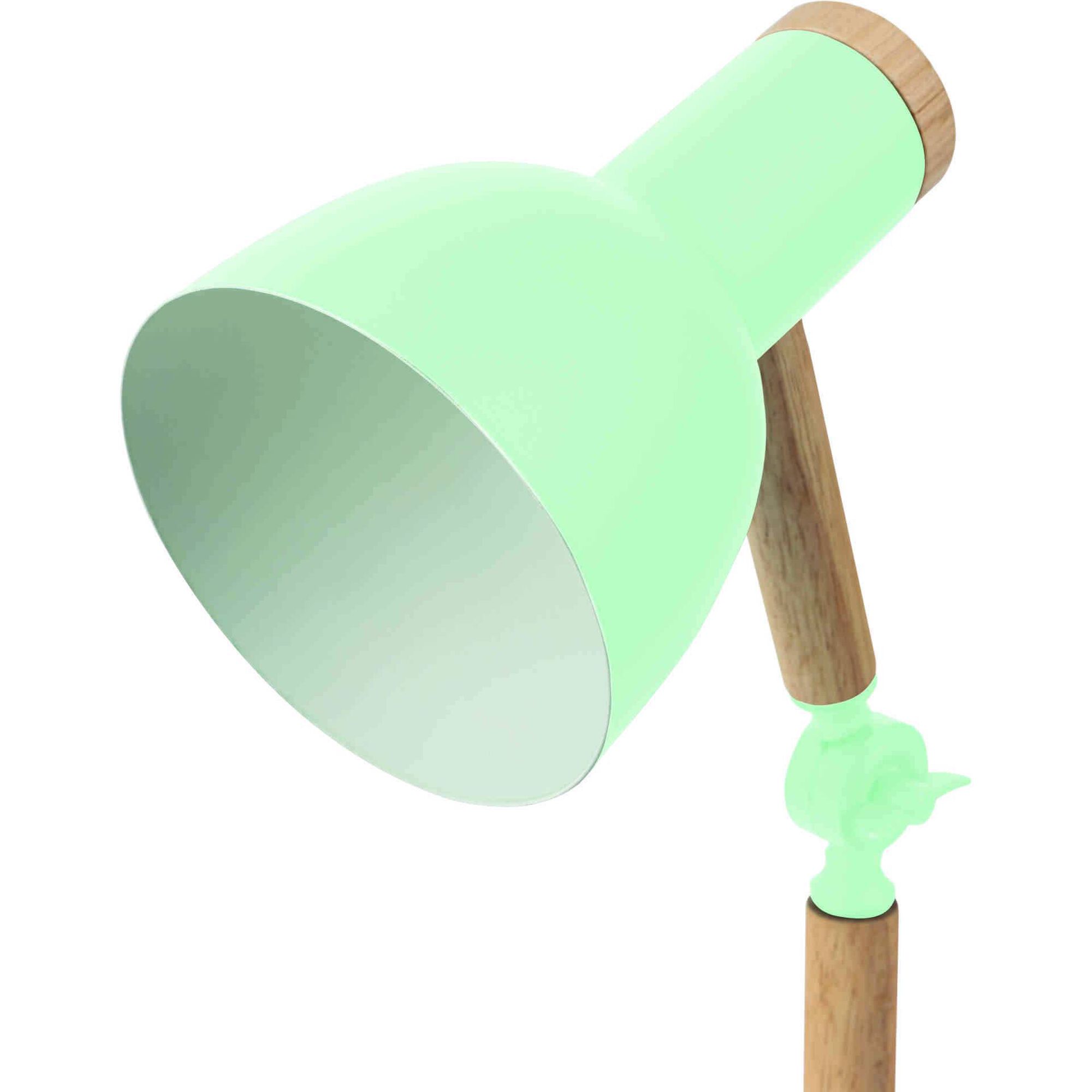 Candeeiro de Secretária Articulado Verde Água E27