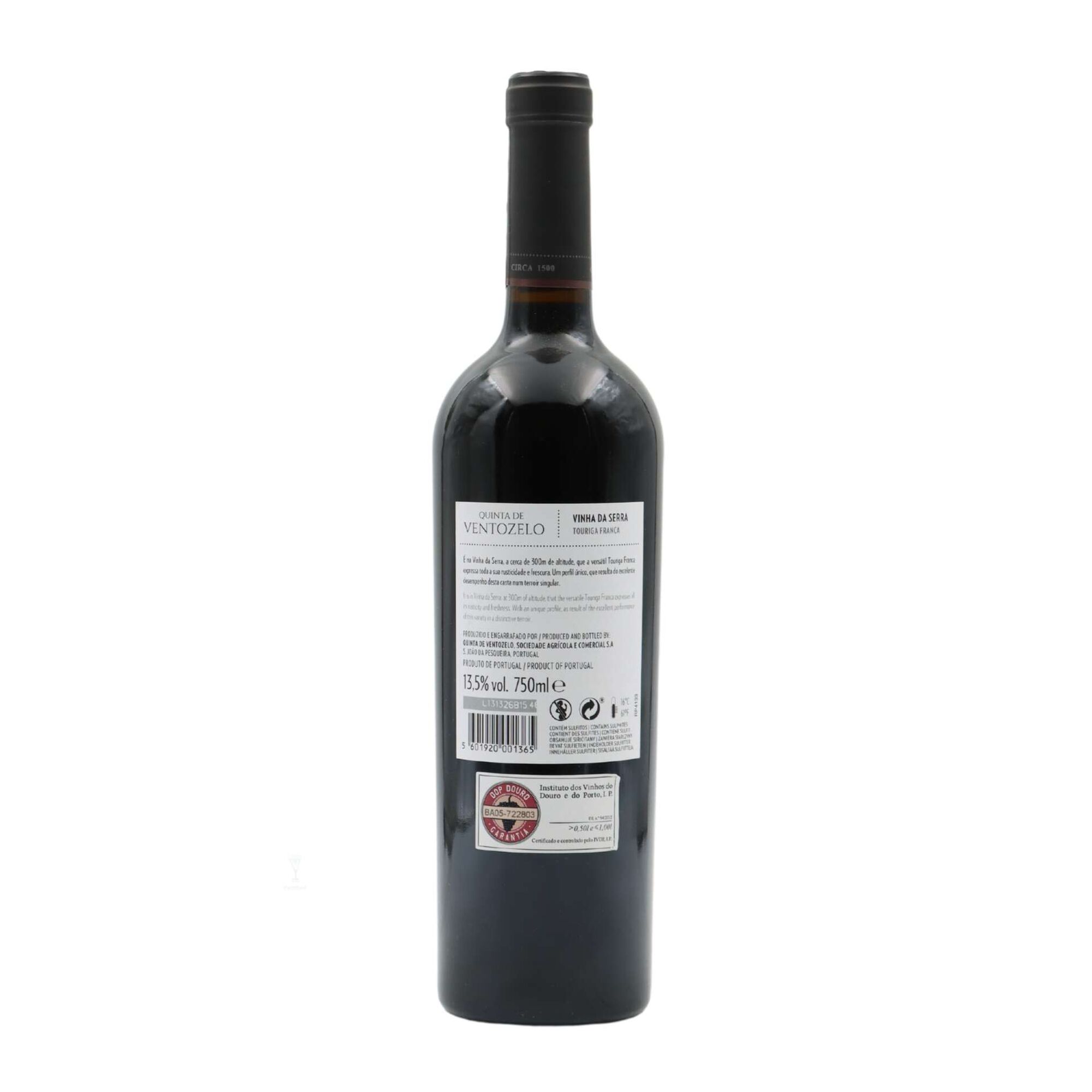 Quinta De Ventozelo Touriga Franca Vinha Da Serra Douro Vinho Tinto
