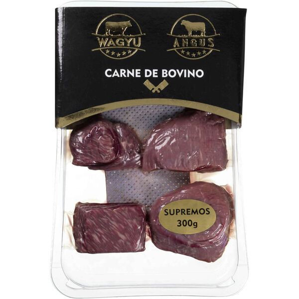 Supremos de Bovino Wagyu e Angus Angus