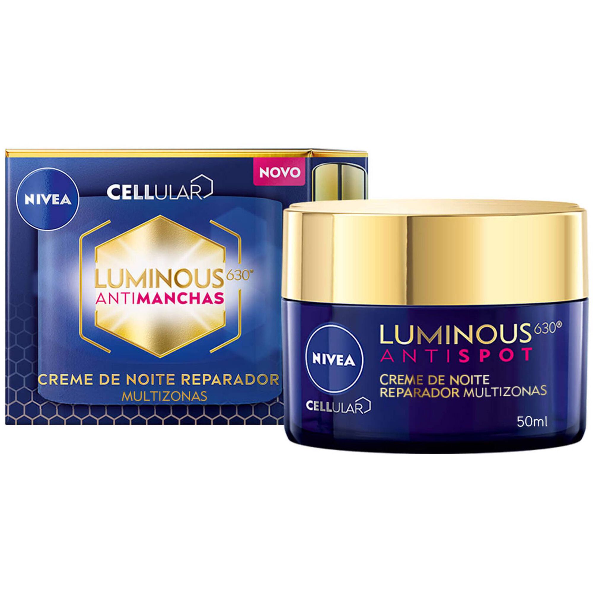 Creme de Rosto Noite Cellular Luminous 630 Antimanchas Anti-Idade 30+