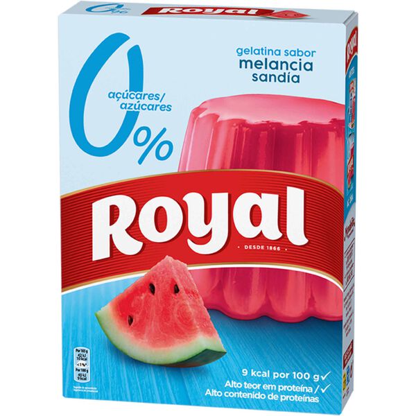 Gelatina em Pó de Melancia Royal