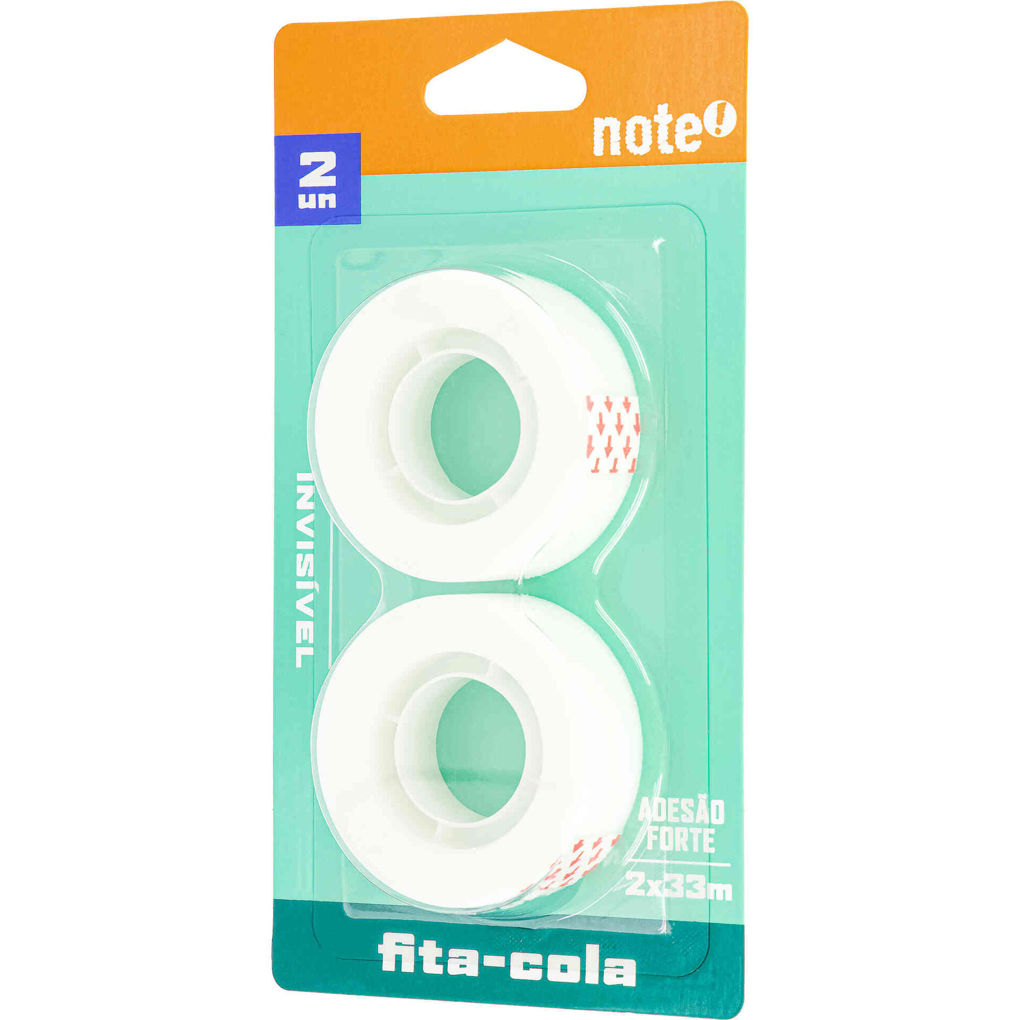 Conjunto 2 Fita Colas Invis&iacute;vel 19mm x 33m Note!