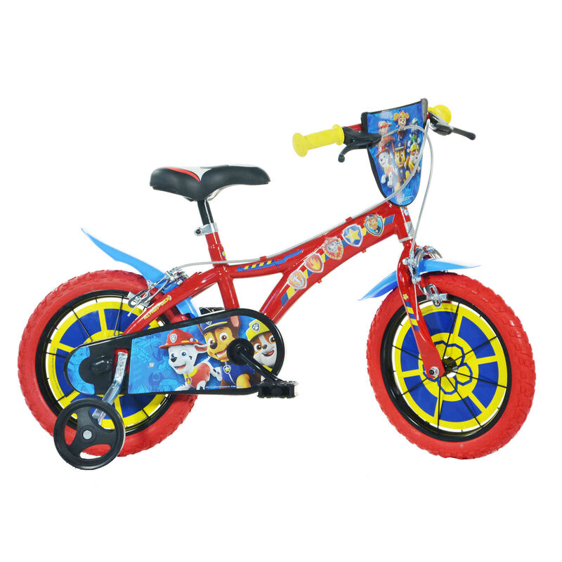 Bicicleta Criança Roda 14" 4-6 Anos Patrulha Pata