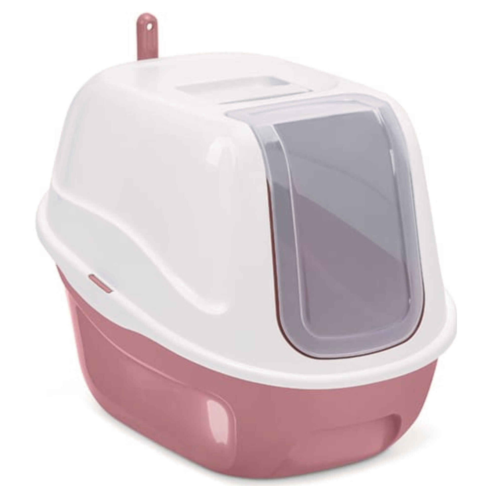 Caixa de Areia para Gato Branco e Rosa Imac