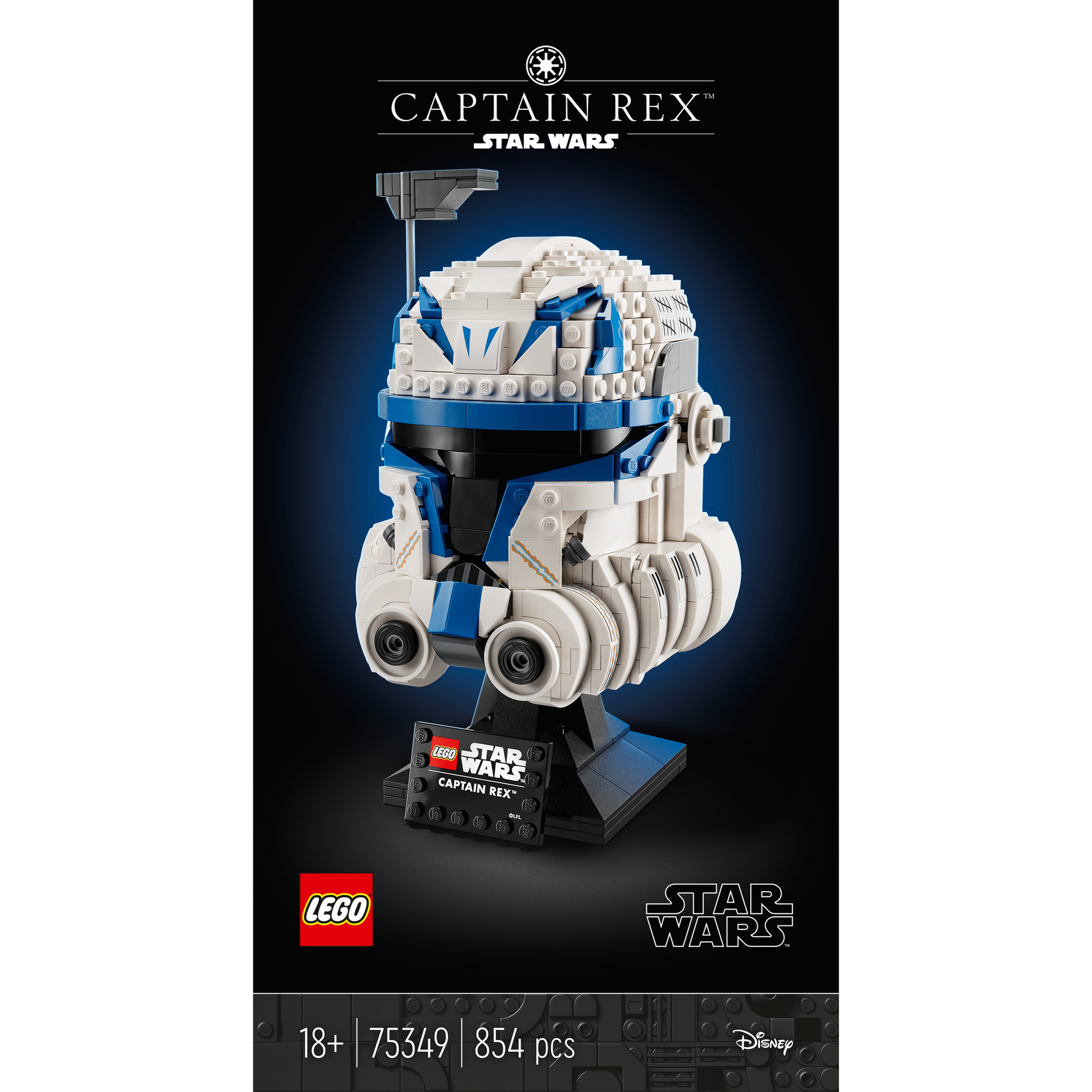 LEGO Star Wars - Capacete do Capit&atilde;o Rex - 75349