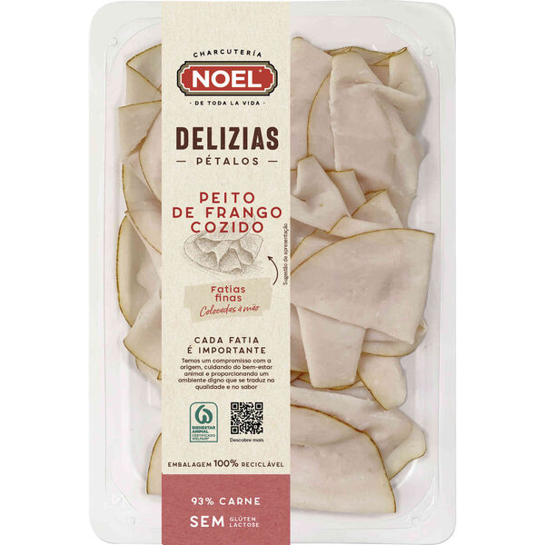 Fiambre de Peito de Frango Fatias Finas Noel