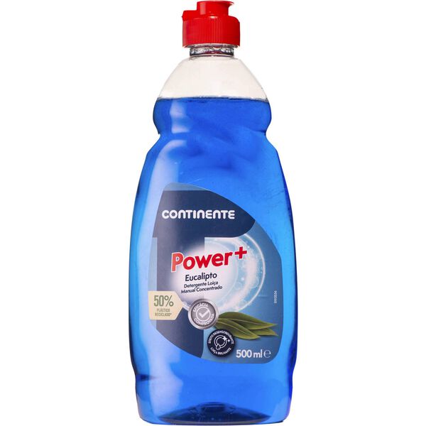 Detergente Manual Loiça Concentrado Power+ Eucalipto Continente