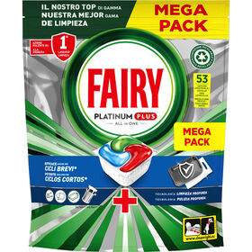 Detergente Máquina Loiça Pastilhas Platinum Plus Tudo em 1