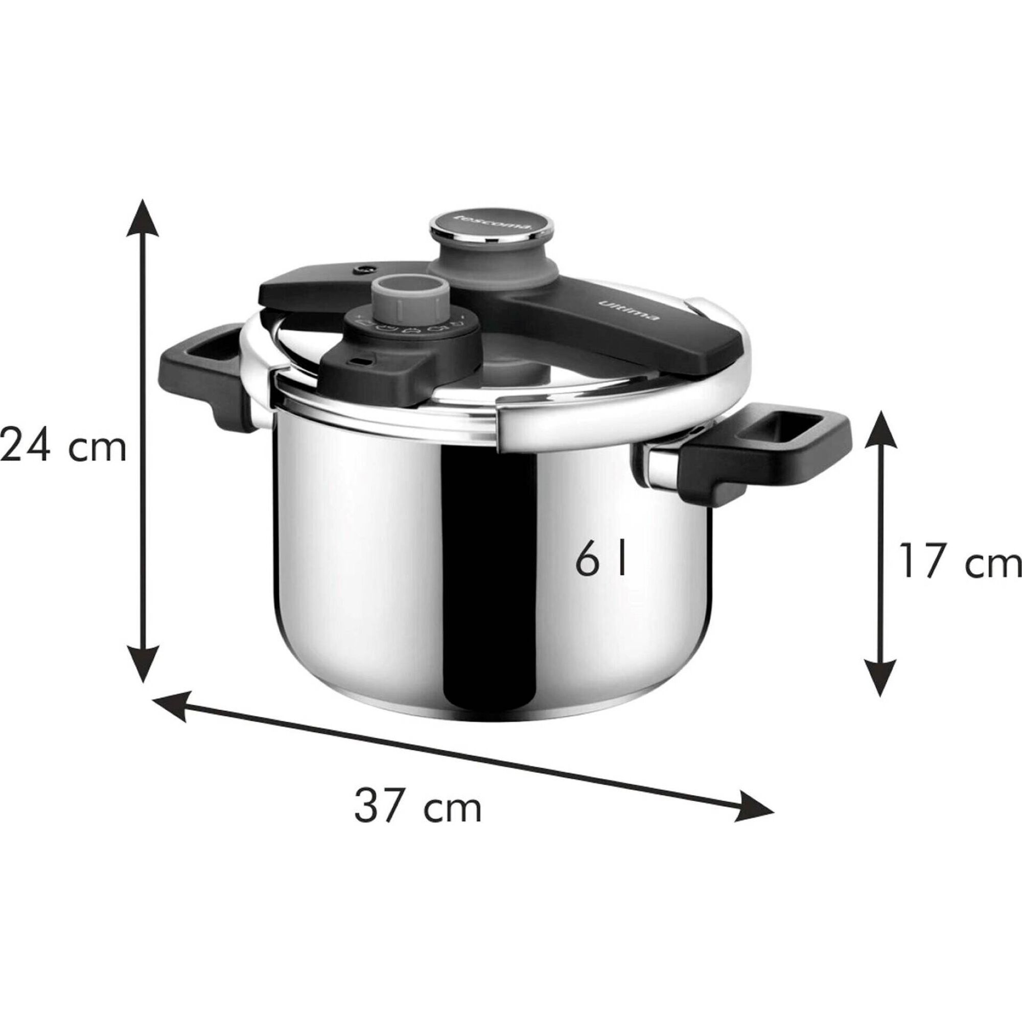 Panela De Press&atilde;o Ultima+ 6L Tescoma, , hi-res