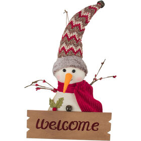 Boneco de Neve Pendurar Welcome