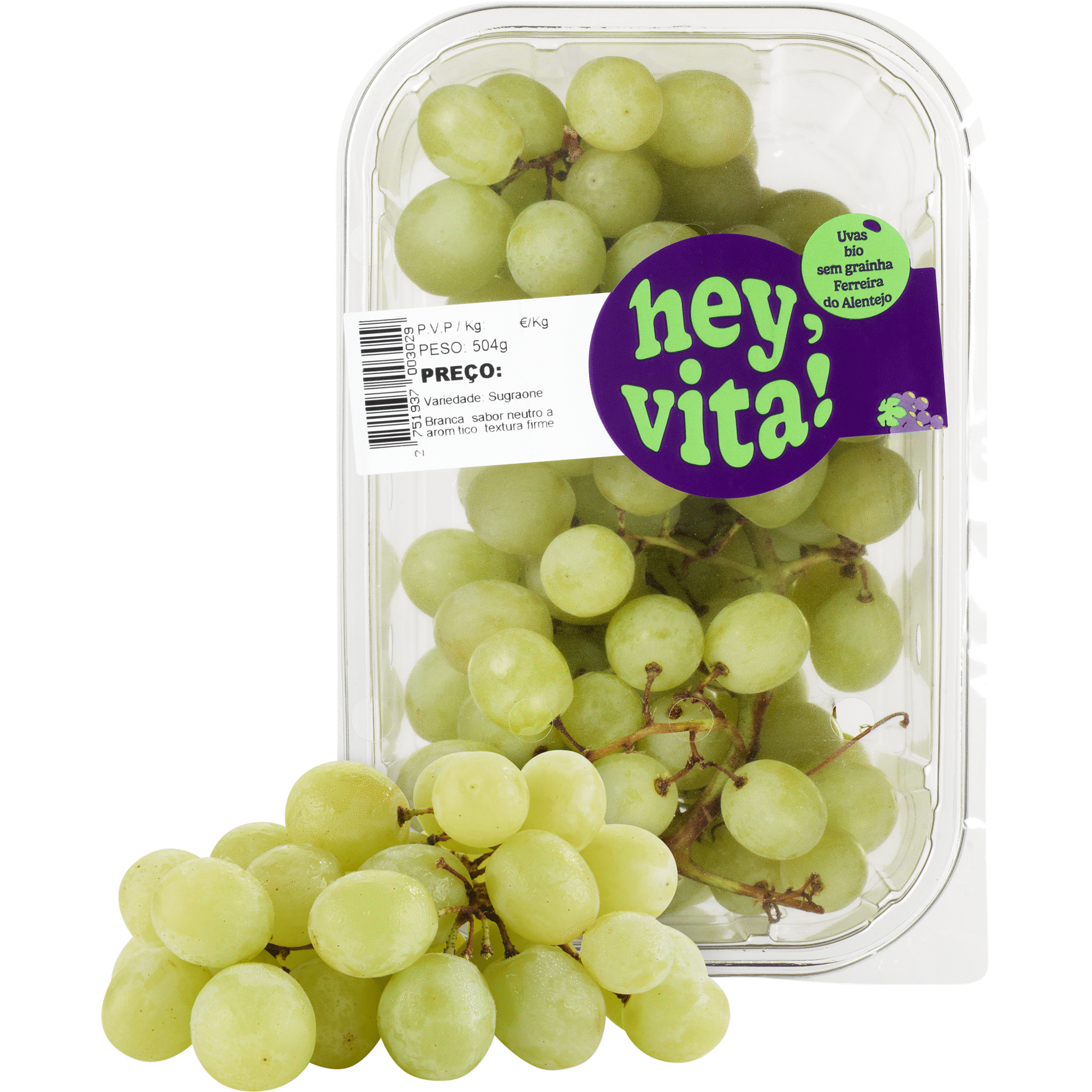 Uva Branca sem Grainha Biológica