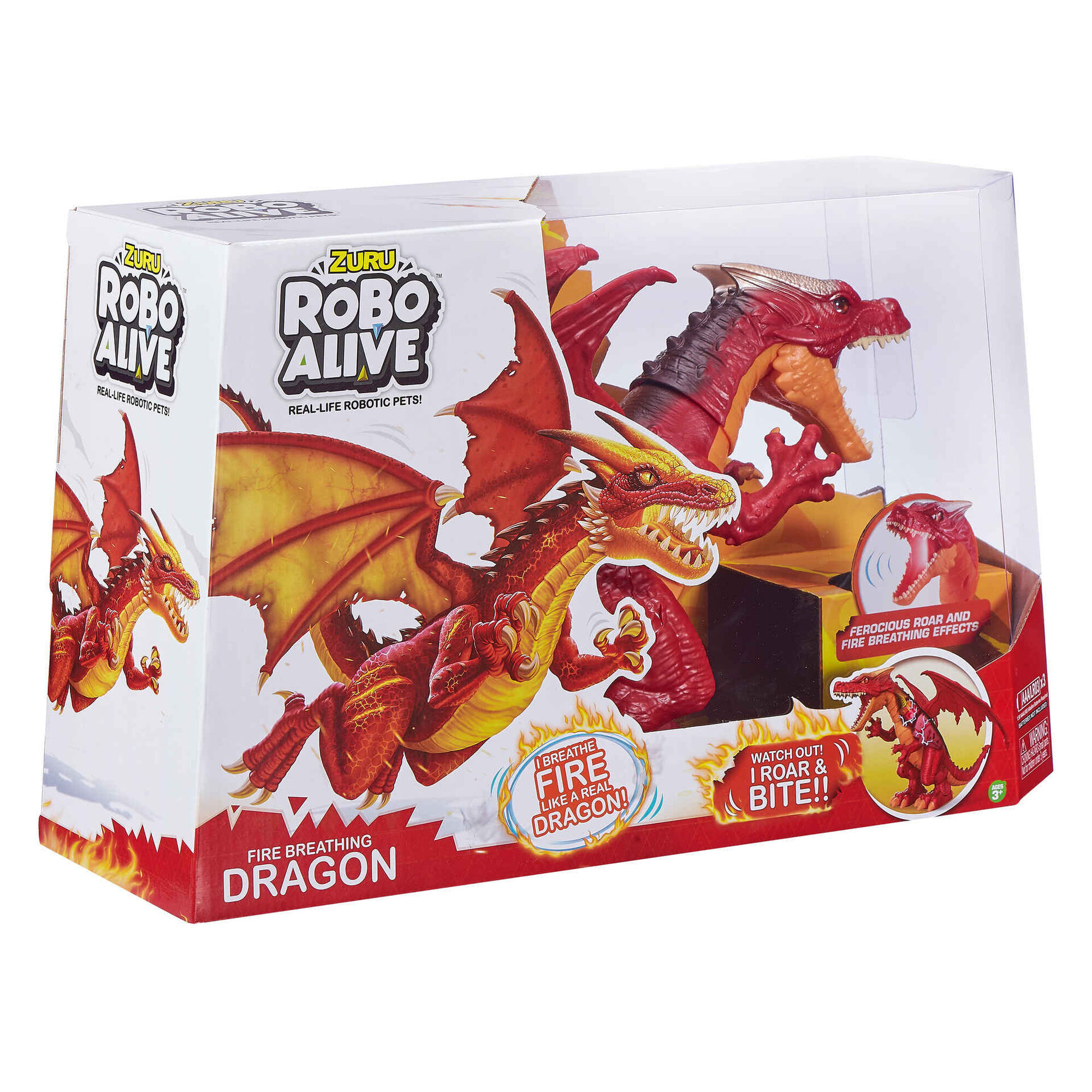 Robot Alive - Rob&ocirc; Drag&atilde;o (v&aacute;rias cores)