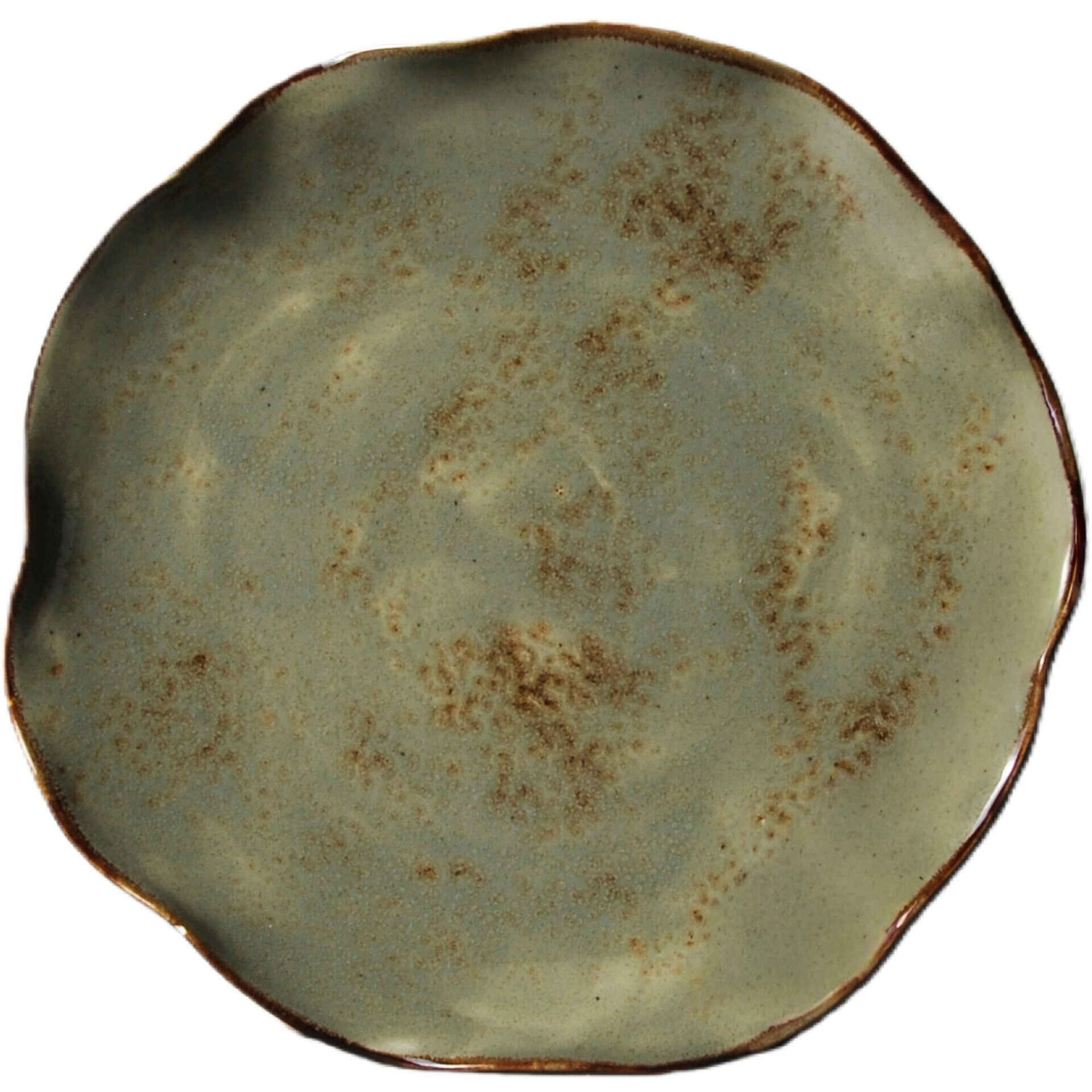 Prato Recortado Reativo 20cm Verde Kasa