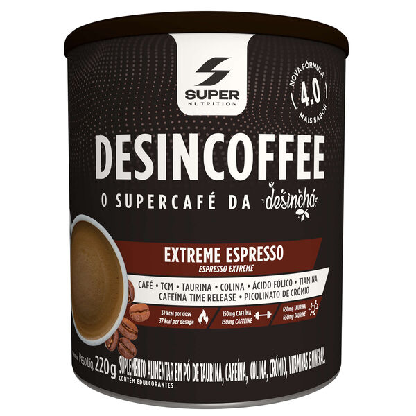 Suplemento Alimentar em Pó Café Extreme Energy Desincoffee