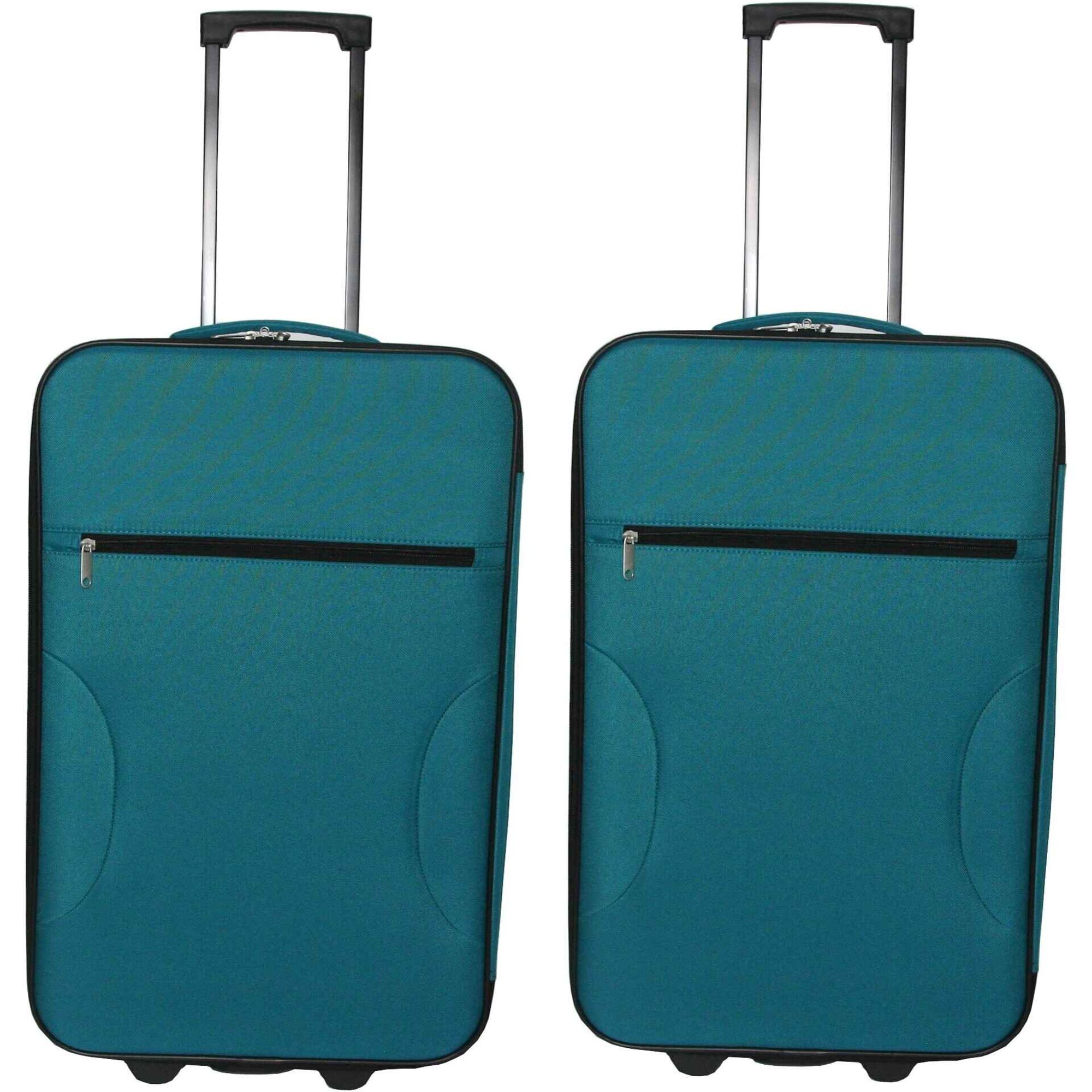 Conjunto 2 Malas Viagem Cabine Verde Aveiro Pack It
