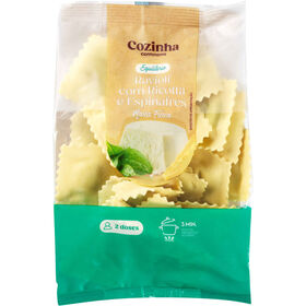 Ravioli Ricota e Espinafres Cozinha Continente