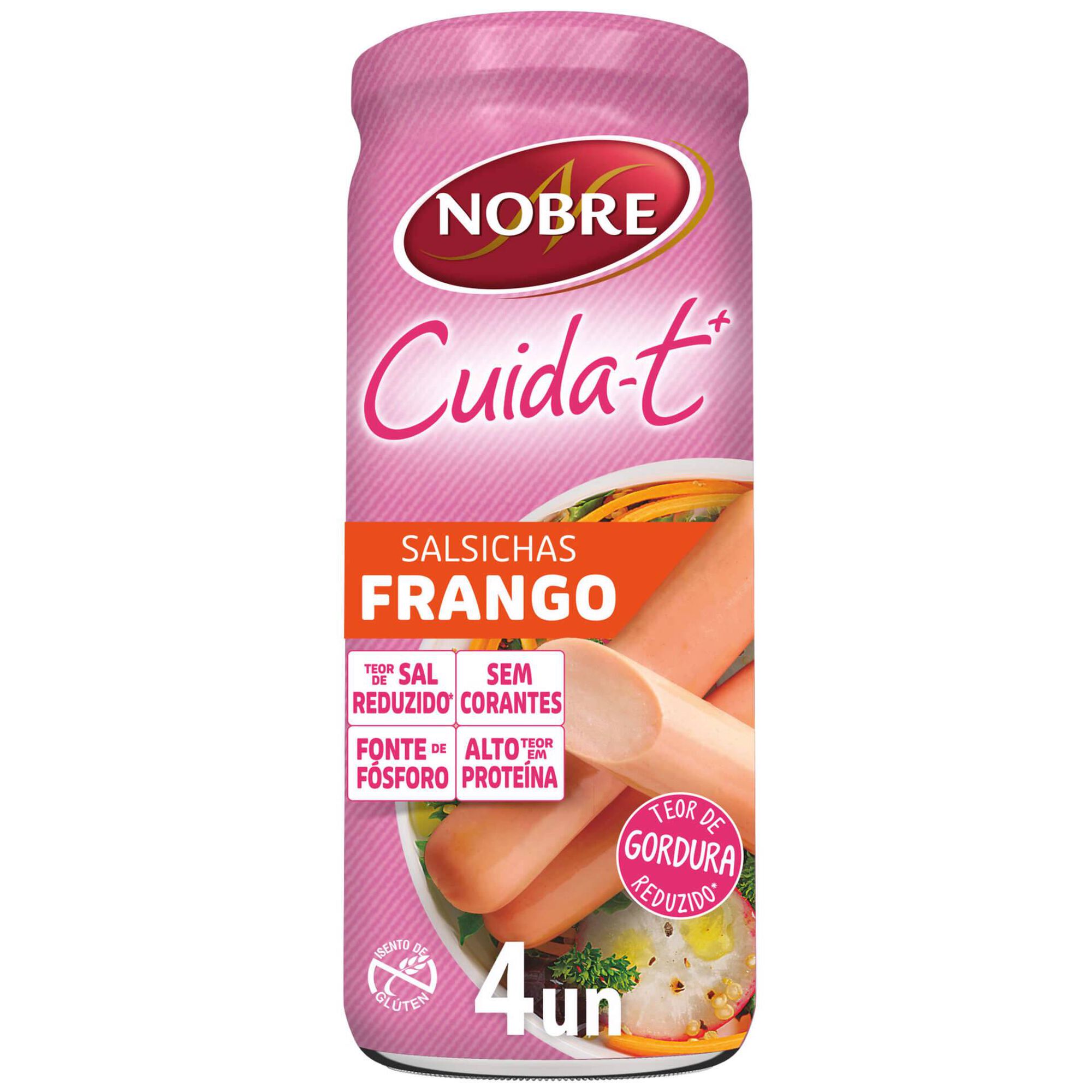 Salsichas de Frango Cuida-t+ Frasco 4 un