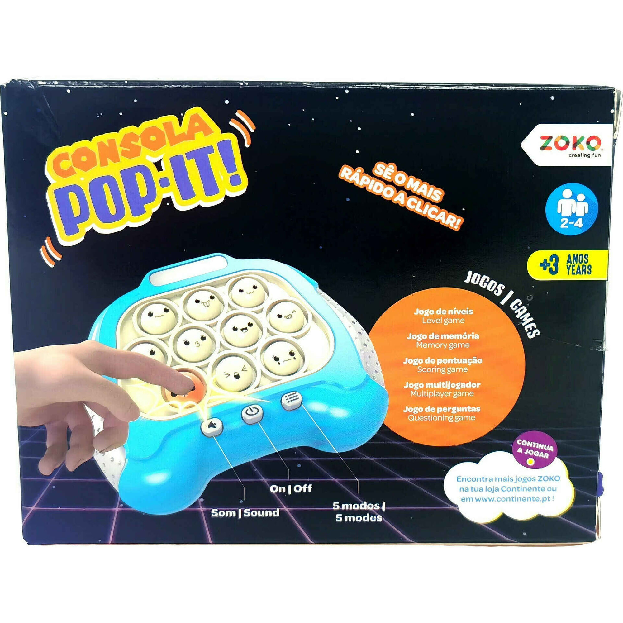 Consola Pop-It (vários modelos) Consola Pop-It (vários modelos)