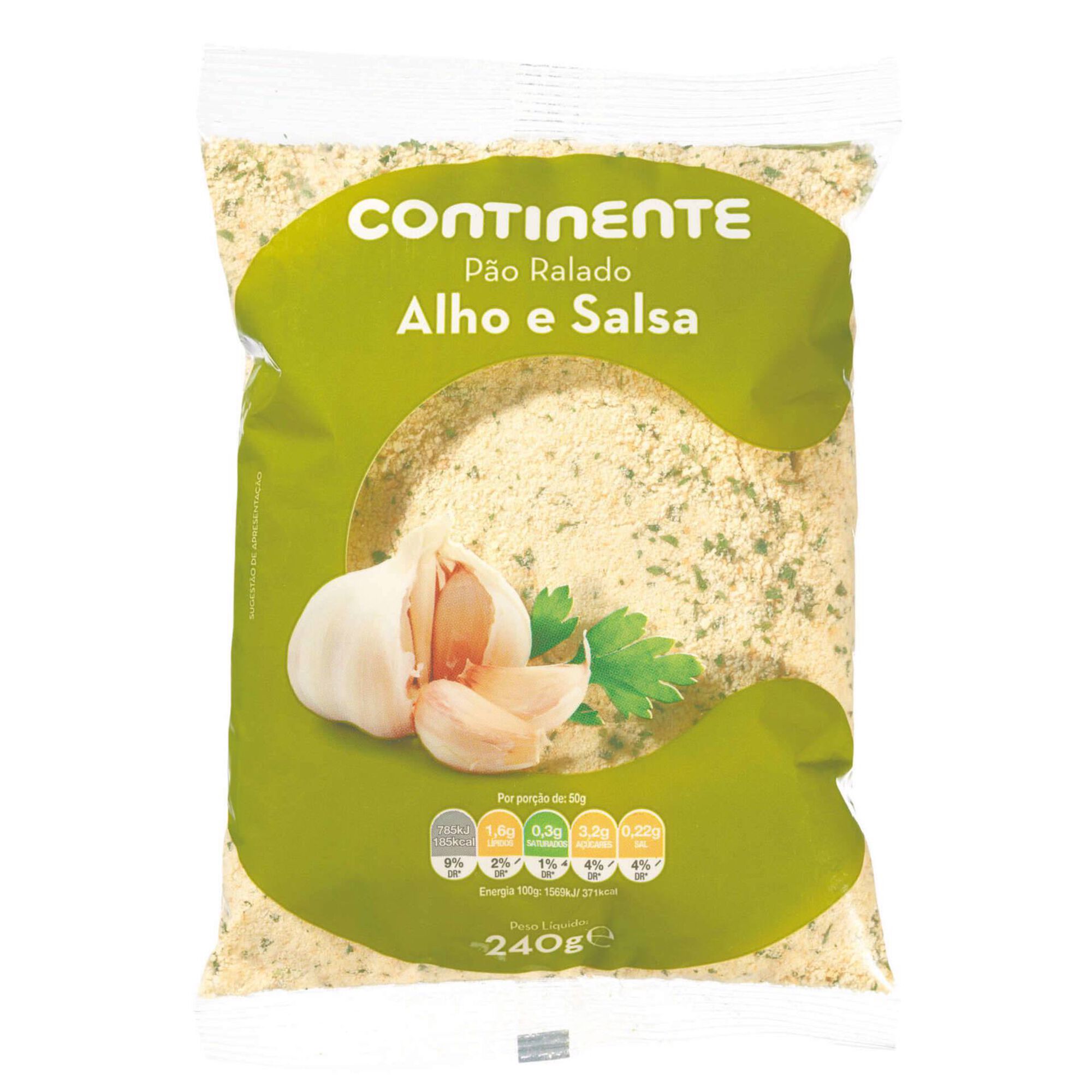 Pão Ralado de Alho e Salsa