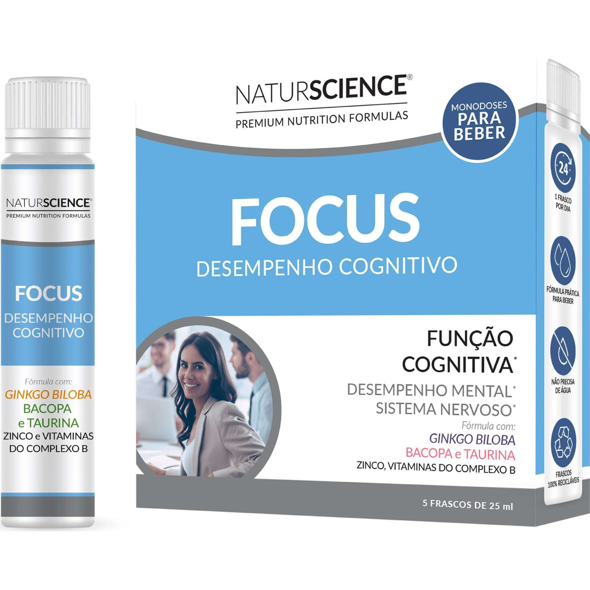 Suplemento Alimentar Focus NaturScience