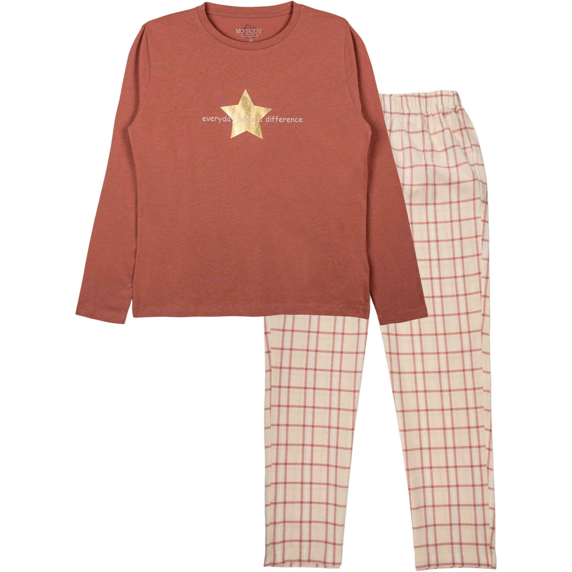 Pijama Calça Flanela Mulher Multicor