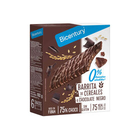Barras de Cereais Chocolate Negro Sarialis sem Gl&uacute;ten Bicentury