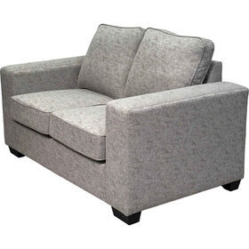 Sofá 2 Lugares 148x87x88cm Leipzig Cinza Sofá 2 Lugares 148x87x88cm Leipzig Cinza