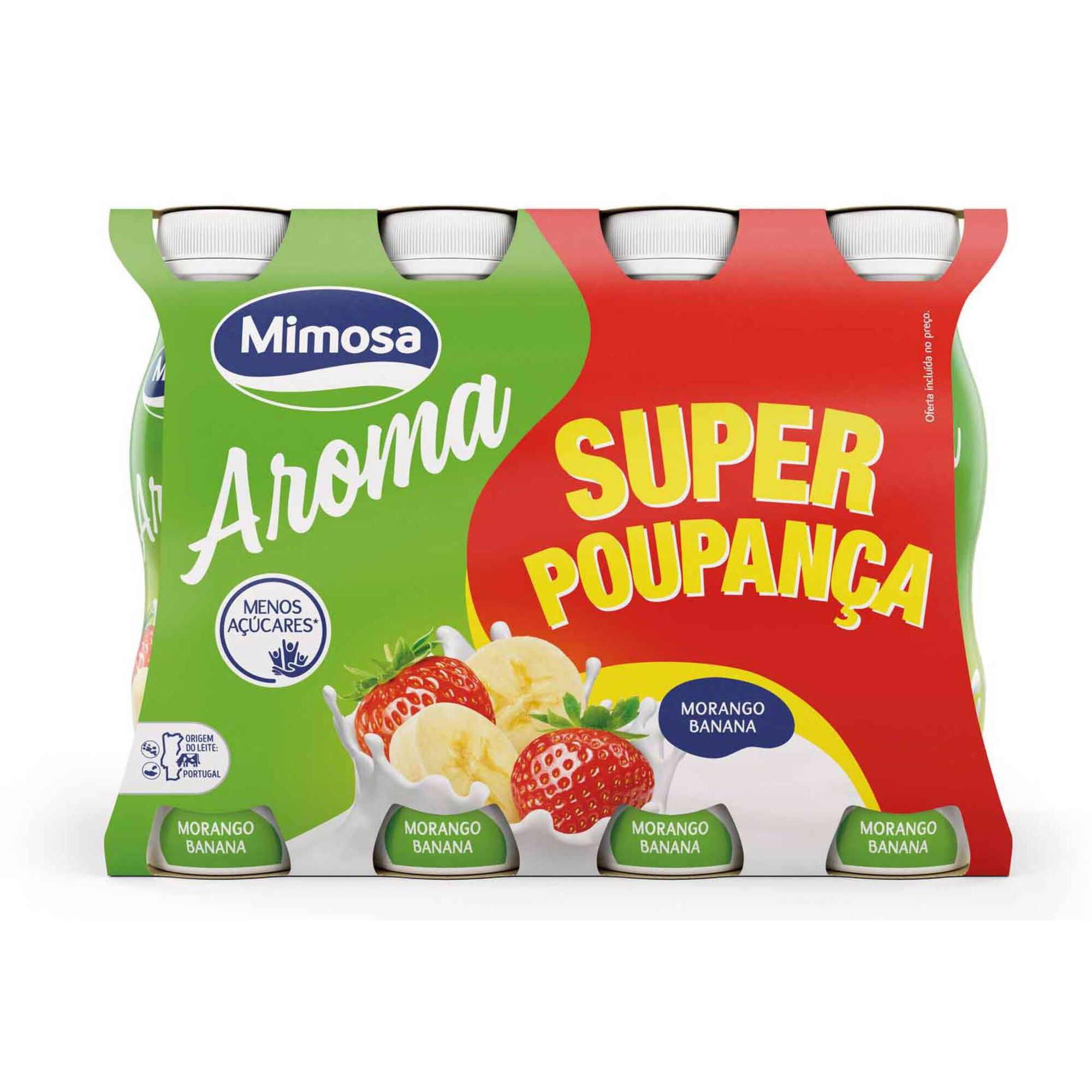Iogurte Líquido Banana e Morango Iogurte Líquido Banana e Morango