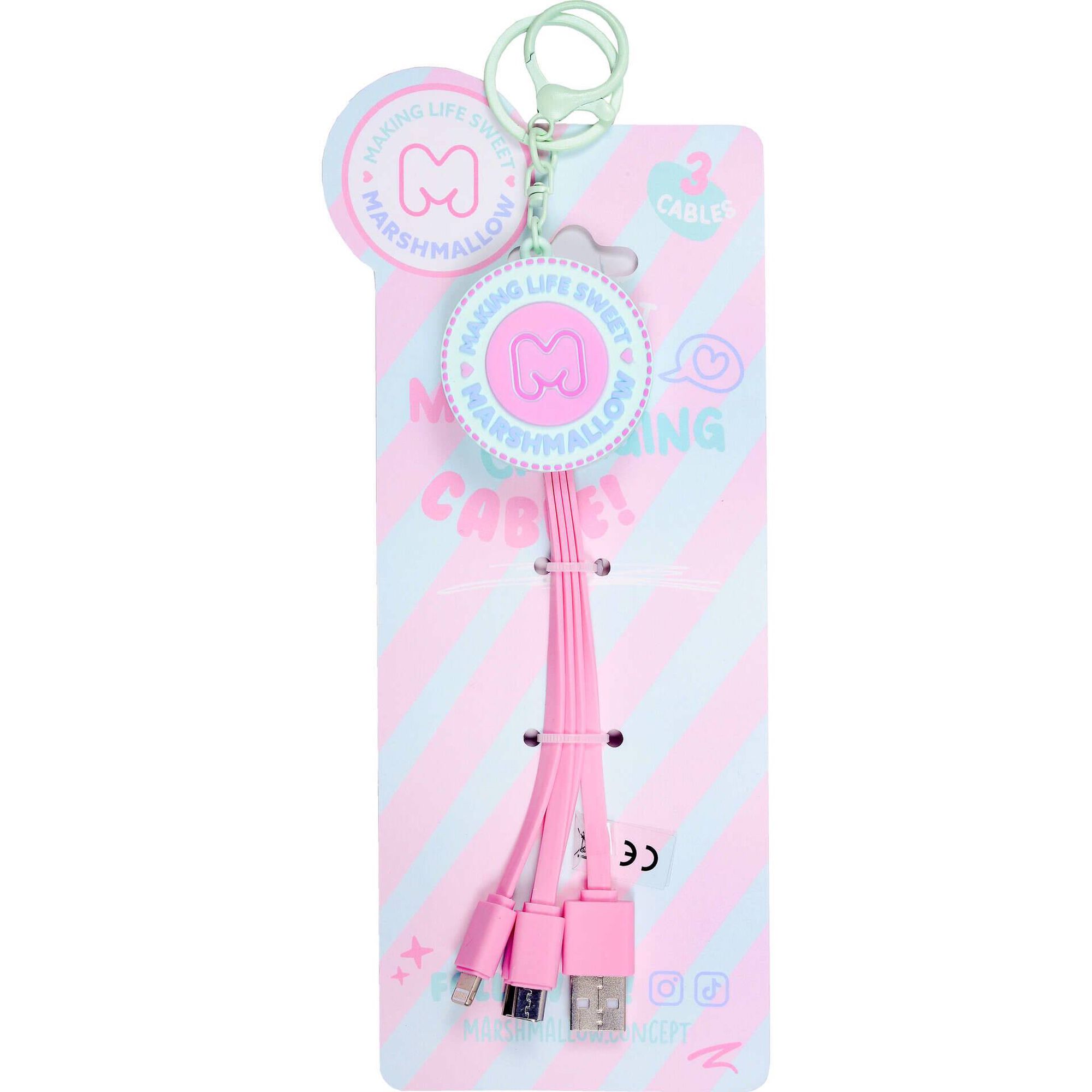 Cabo de Carregamento USB 4 em 1