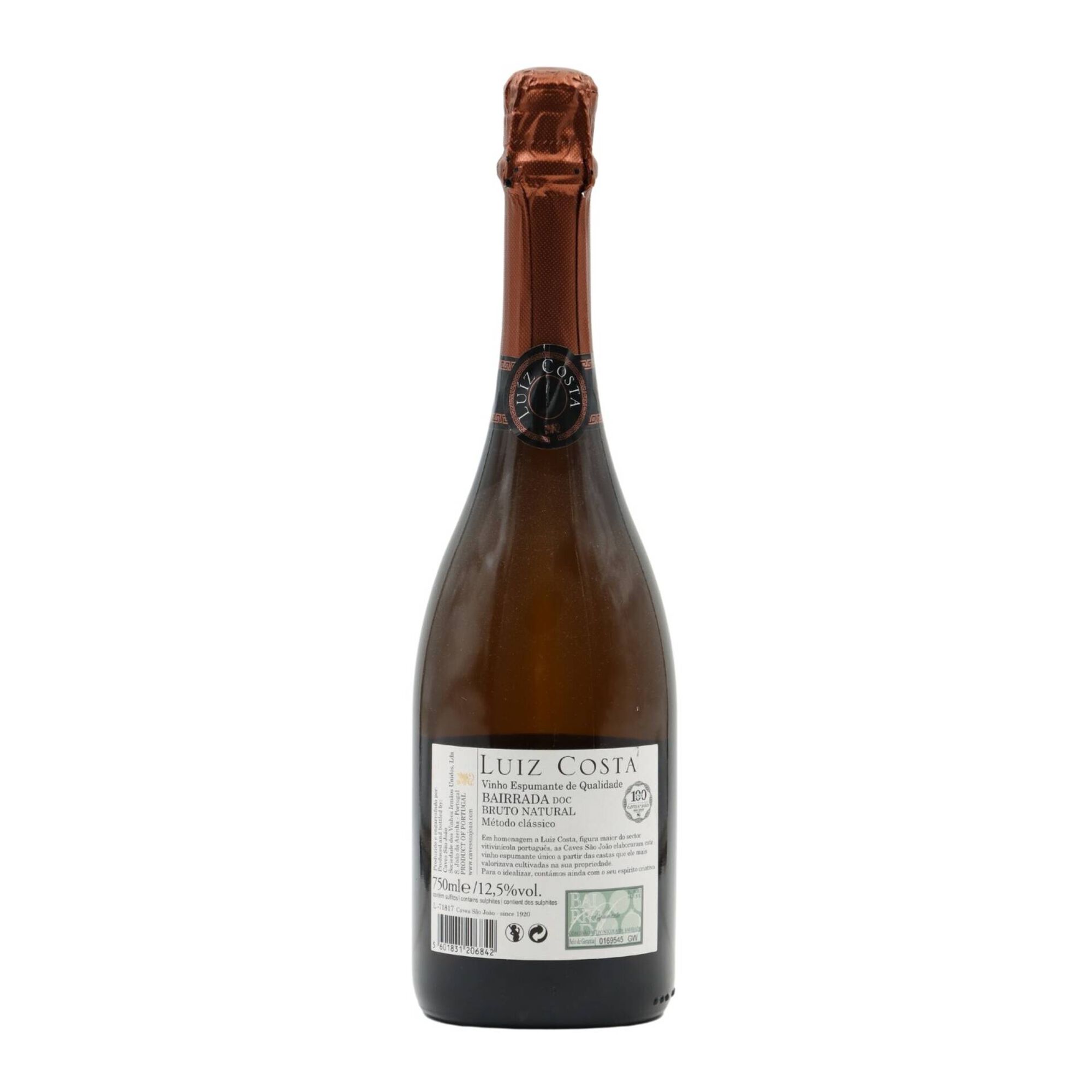 Caves S&atilde;o Jo&atilde;o Luiz Costa Pinot Chardonnay Espumante Bairrada Bruto