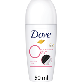Desodorizante Roll On Invisible 0% Alum&iacute;nio Dove