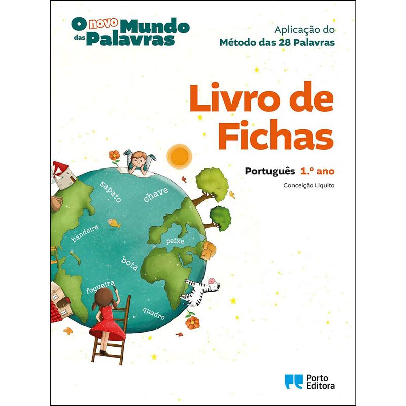 Livro de Fichas O Novo Mundo das Palavras - Português - 1.º Ano de Porto Editora