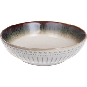 Prato Aperitivos Redondo 18cm Canelado Branco